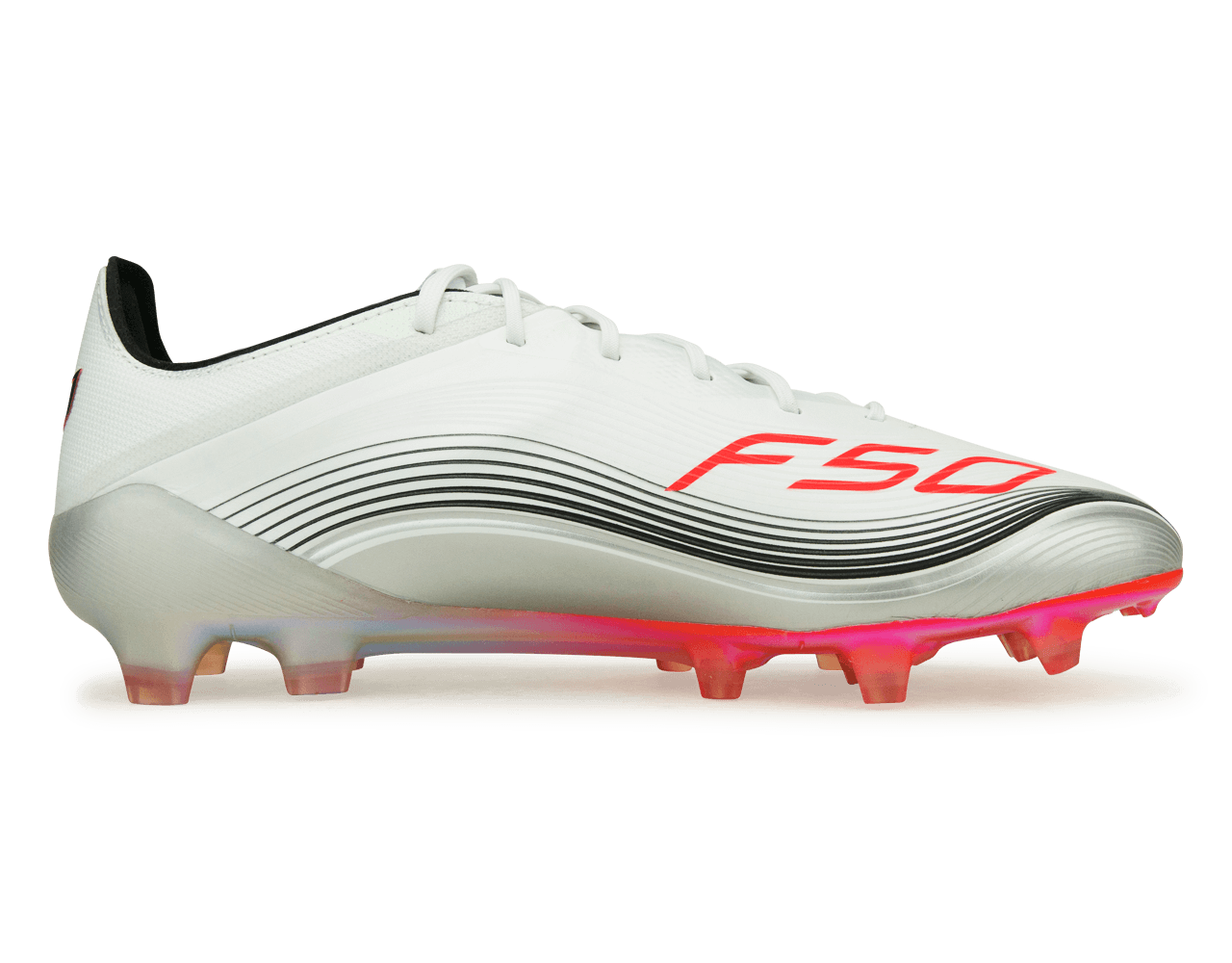 adidas Men's F50 Elite Messi FG White/Red/Silver - Image 2