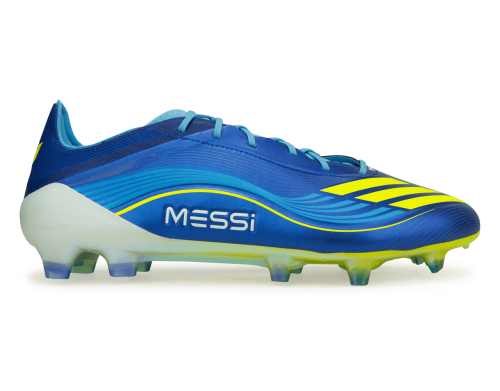 adidas Men's Messi F50 Elite FG Sea Blue/Solar Yellow