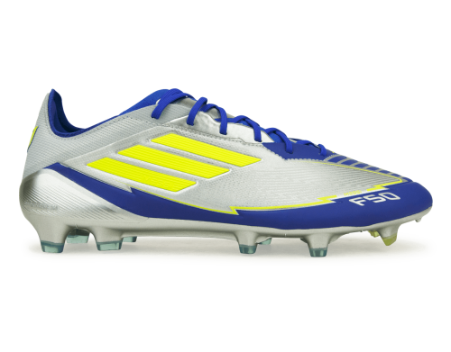 adidas Men's F50 Elite Messi FG Silver/Volt/Blue