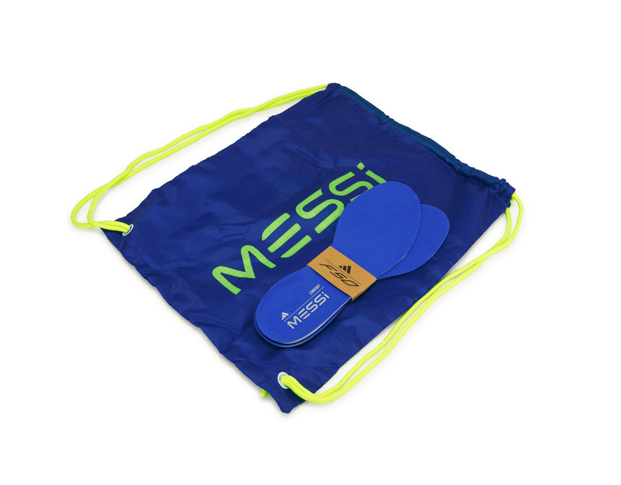 adidas Men's F50 Elite Messi FG Silver/Volt/Blue - Image 6