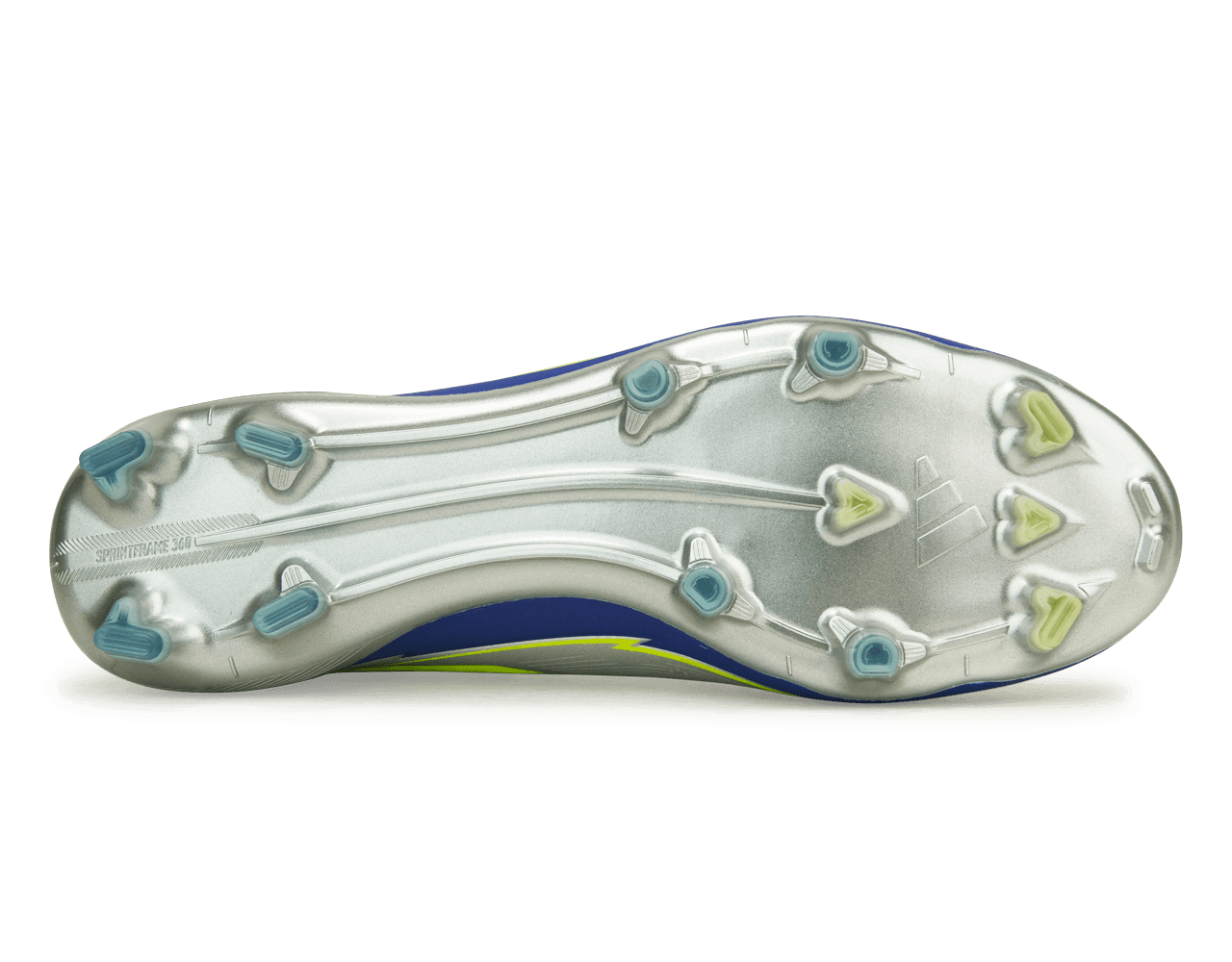 adidas Men's F50 Elite Messi FG Silver/Volt/Blue - Image 5
