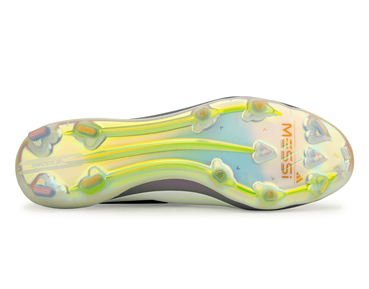 adidas Men's F50 Elite Messi FG White/Black/Purple - Image 5