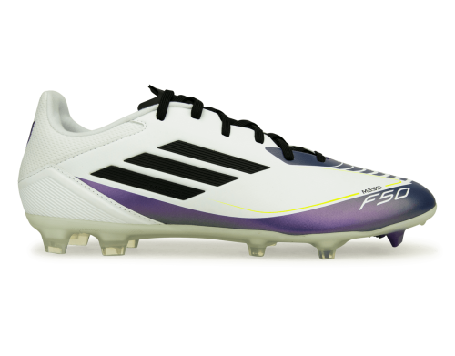 adidas Men's F50 League Messi FG/MG White/Black/Purple