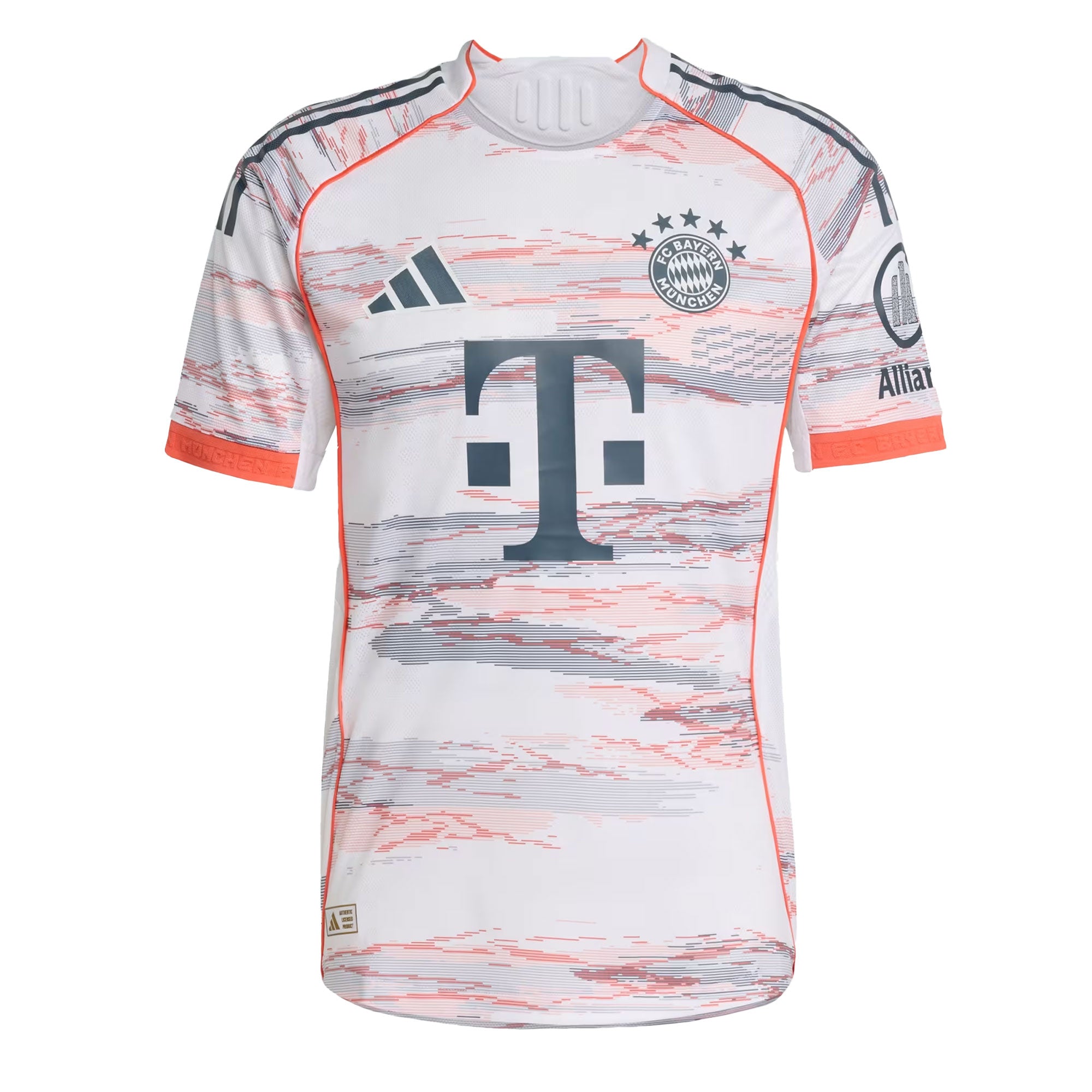 adidas Men's FC Bayern Munich 2025/26 Authentic Away Jersey White
