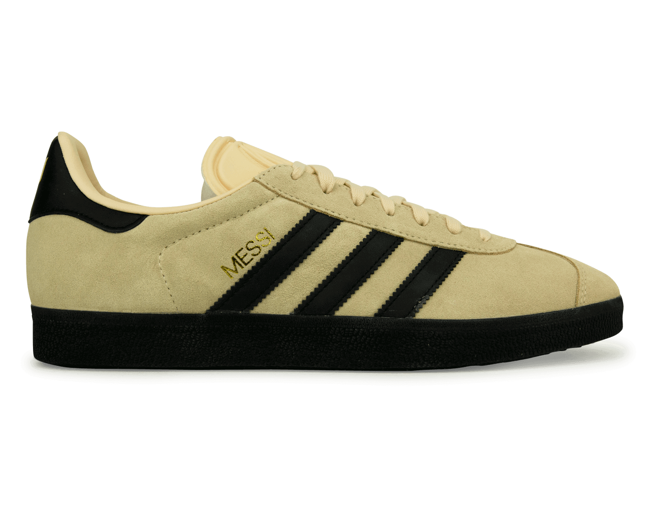 adidas Men's Originals Gazelle x Messi Sand/Black/Gold