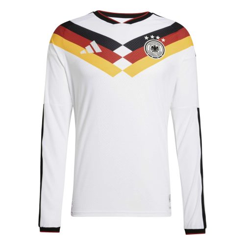 adidas Men's Germany World Cup 2026 Authentic Home Long Sleeve Jersey White