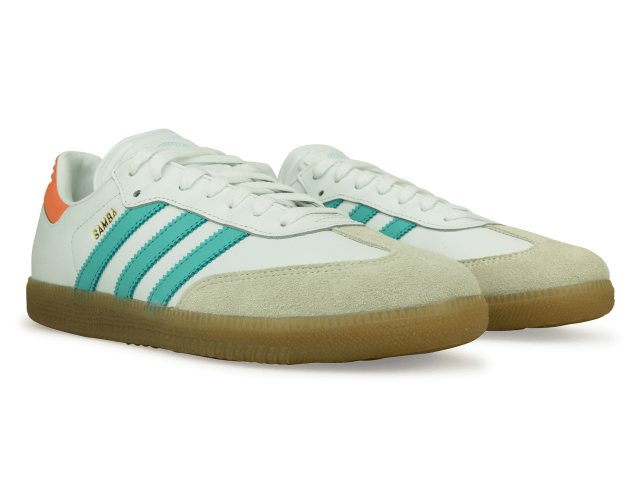 adidas Men's Inter Miami Samba Indoor White/Mint - Image 3