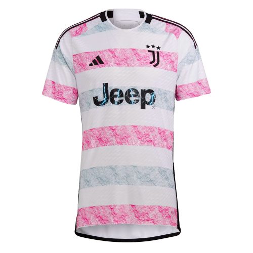 adidas Men's Juventus 2023/24 Authentic Away Jersey White/Black