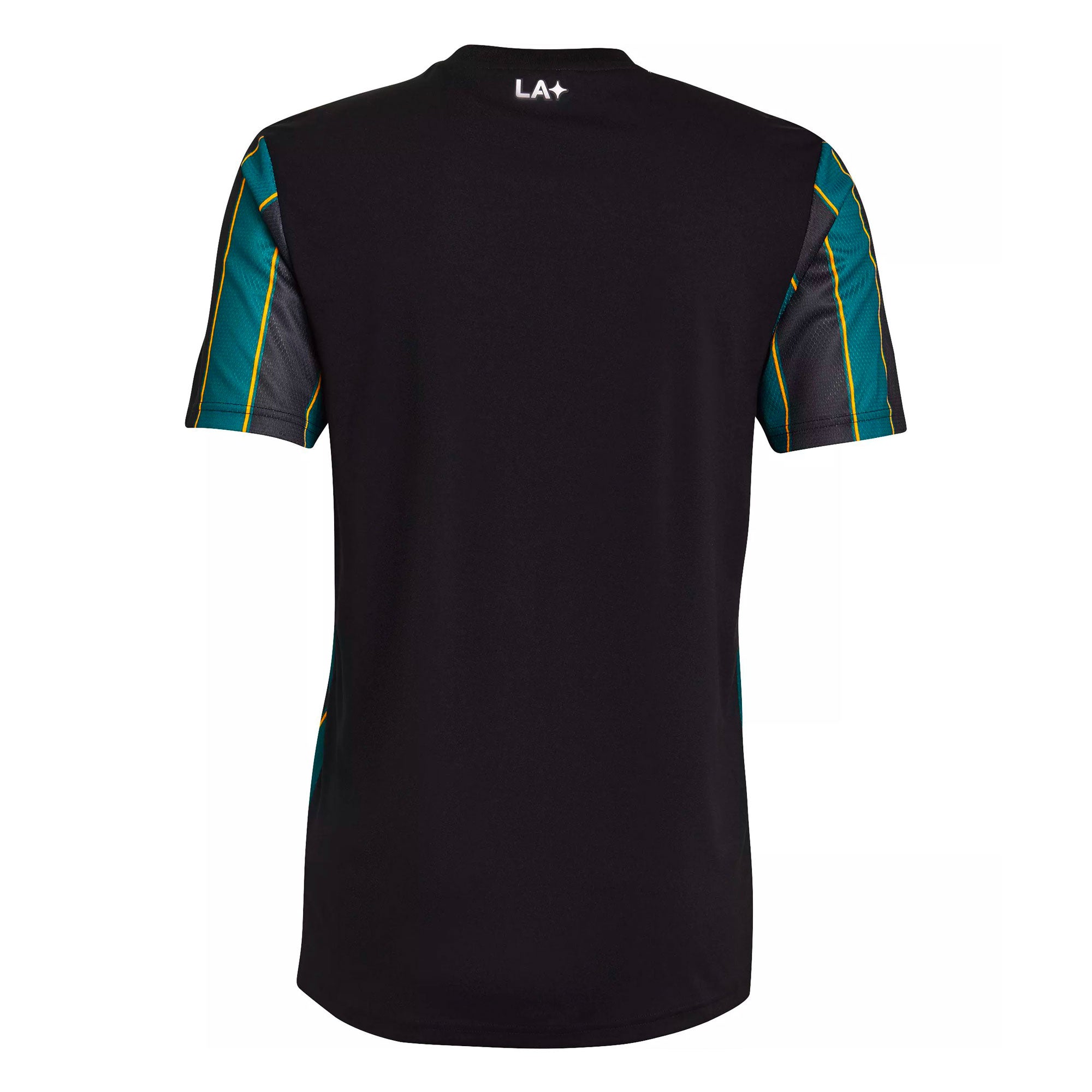adidas Men's LA Galaxy 2021/22 Away Jersey Black/Tech Green - Image 2