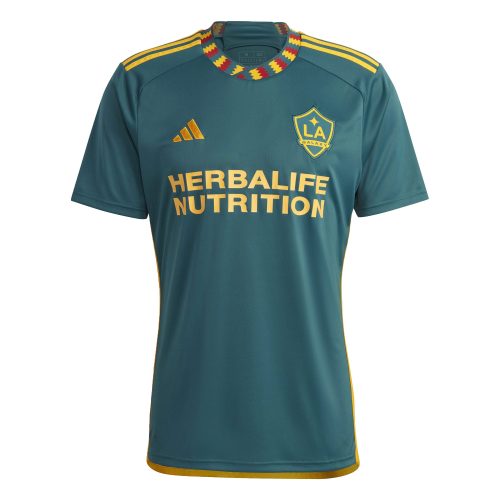 adidas Men's LA Galaxy 2023/24 Away Jersey Green/Gold