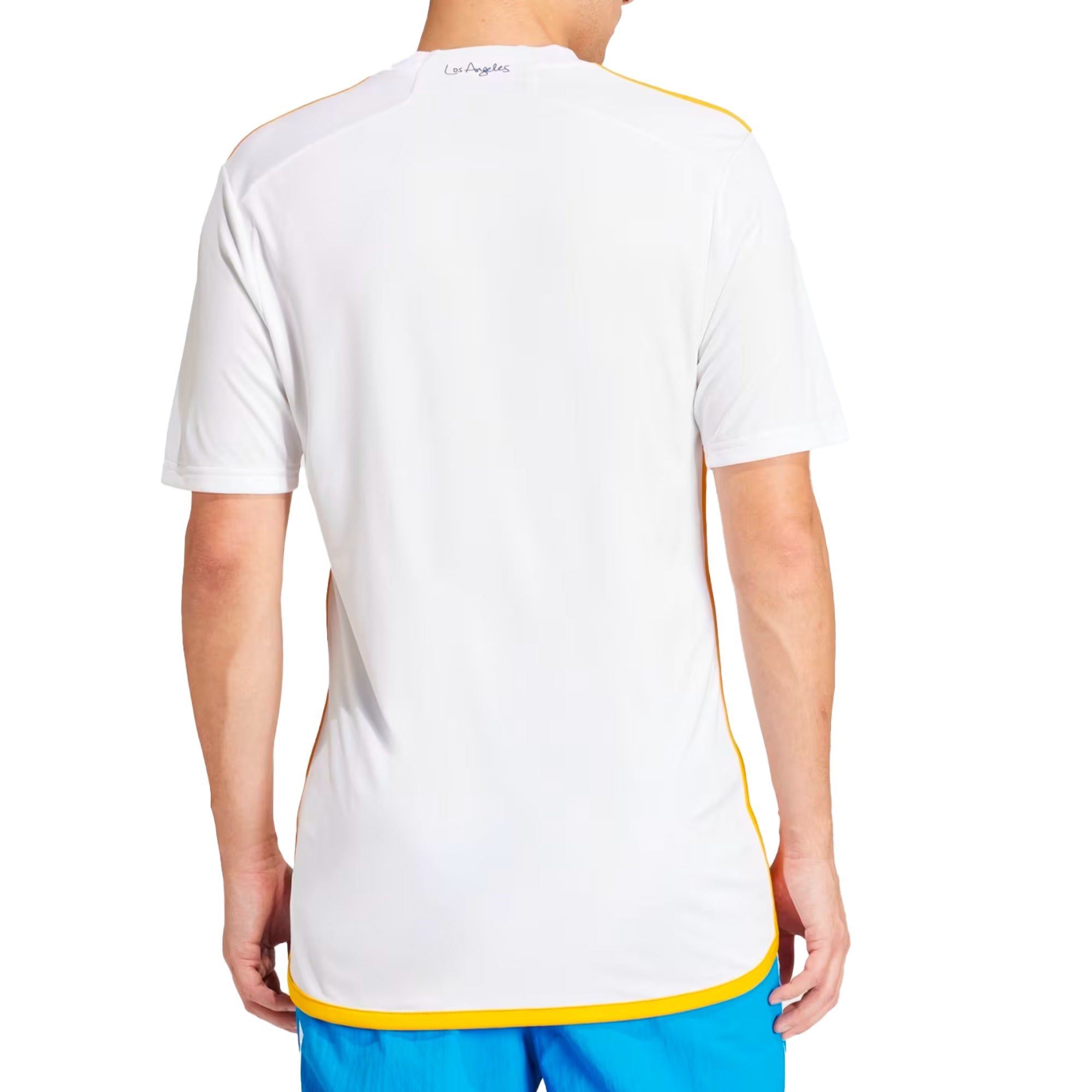 adidas Men's LA Galaxy 2024/25 Home Jersey White/Blue - Image 3