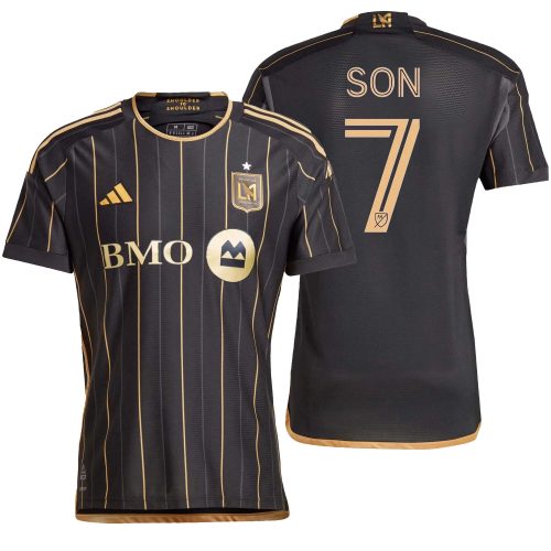 adidas Men's LAFC 2024/25 Authentic Home Jersey w/ Son #7 Printing
