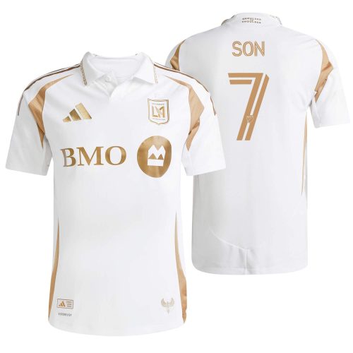 adidas Men's LAFC 2025/26 Authentic Away Jersey w/ Son #7 Printing