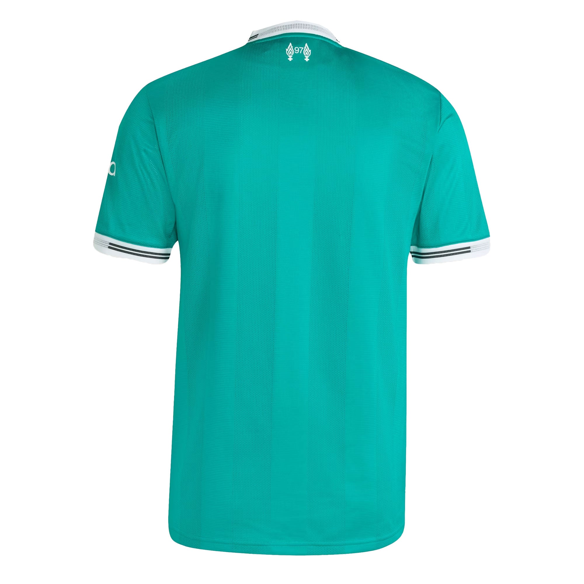 adidas Men's Liverpool 2025/26 Authentic Third Jersey Green/White - Image 2