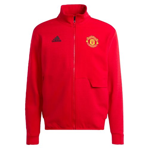 adidas Men's Manchester United 2023/24 Anthem Jacket Red
