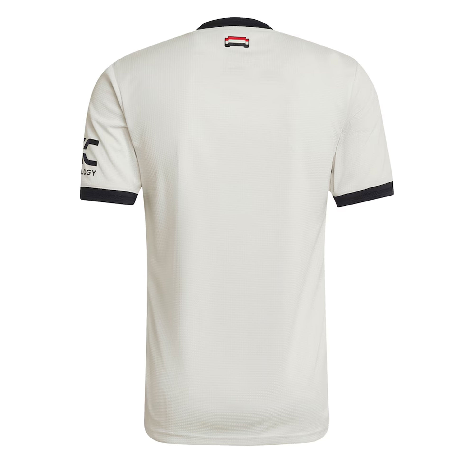 adidas Men's Manchester United 2024/25 Authentic Third Jersey Off White/Black - Image 2