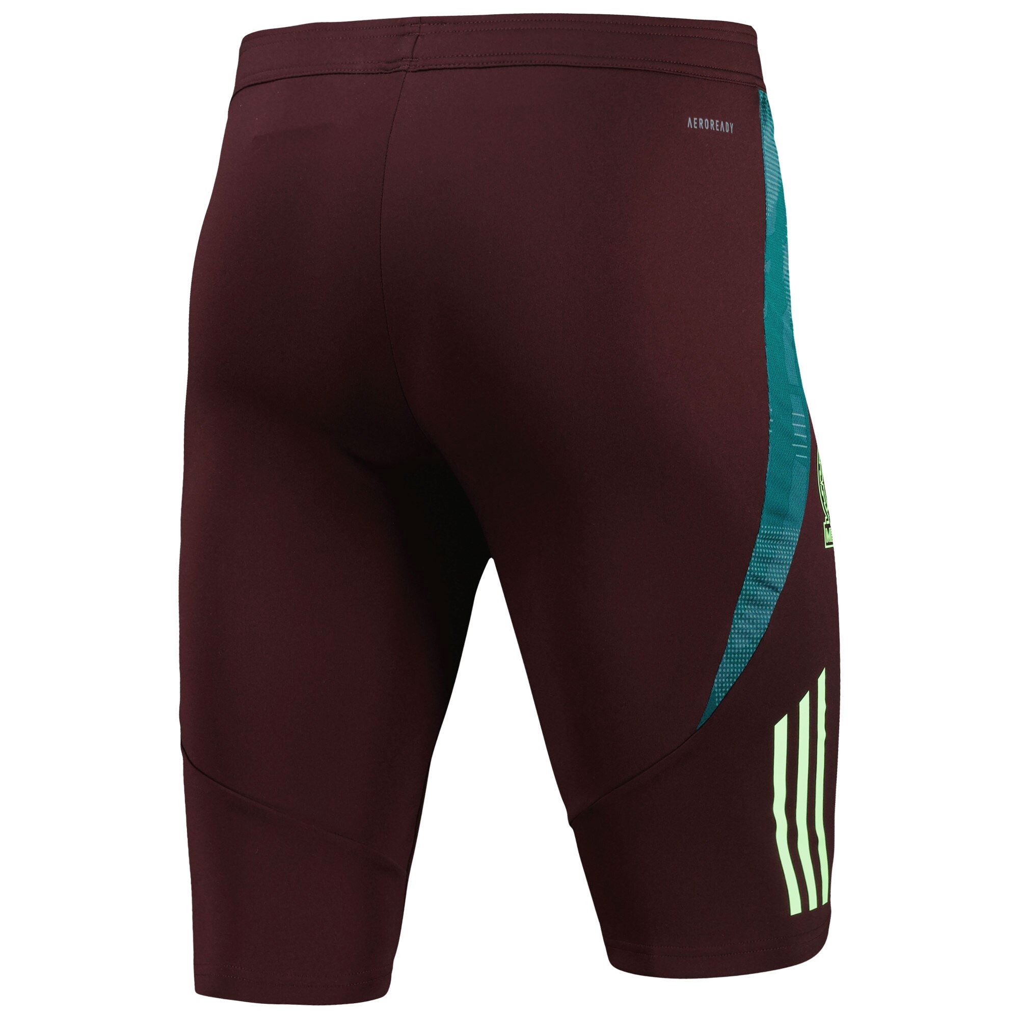 adidas Men's Mexico 2024 1/2 Training Pants Dark Burgundy - Image 2