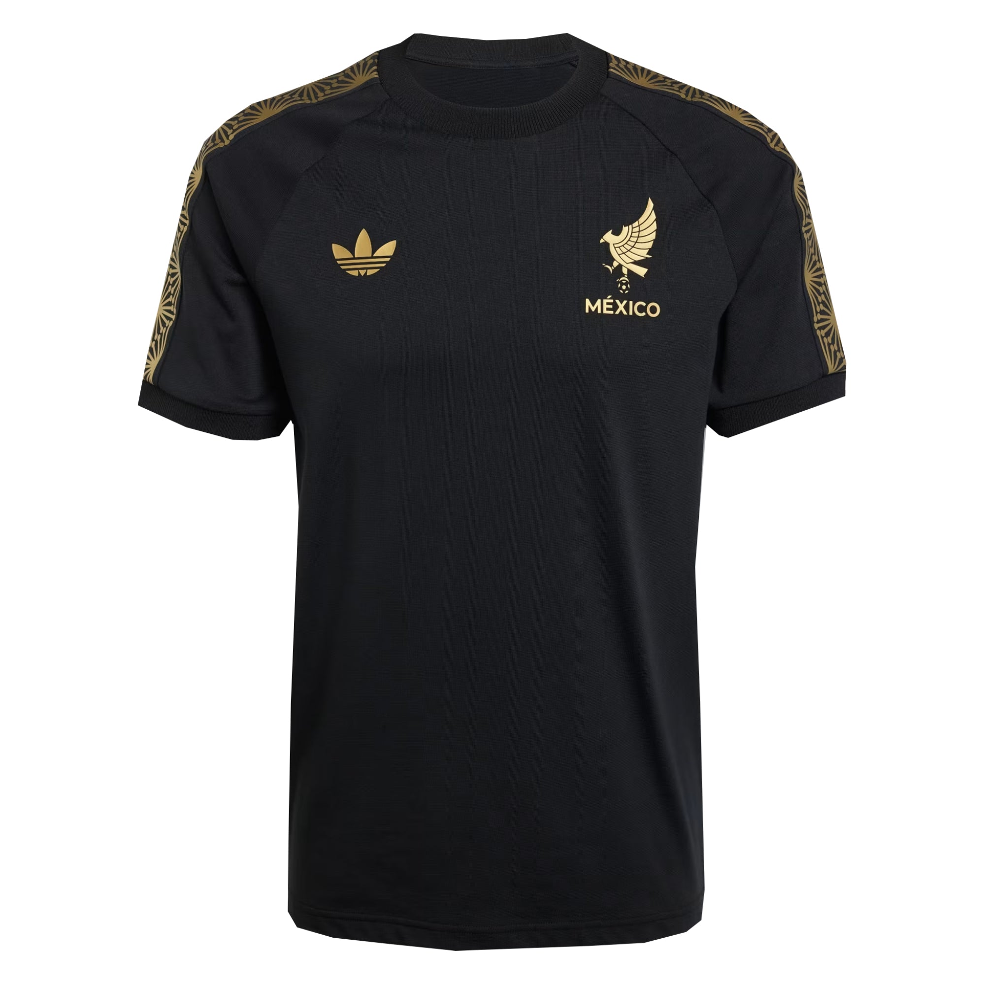 adidas Men's Mexico Gold 2025/26 Tee Black/Gold
