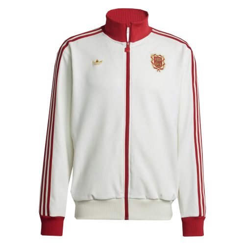 adidas Men's Originals FC Bayern Munich 2025/26 Full-Zip Track Jacket White