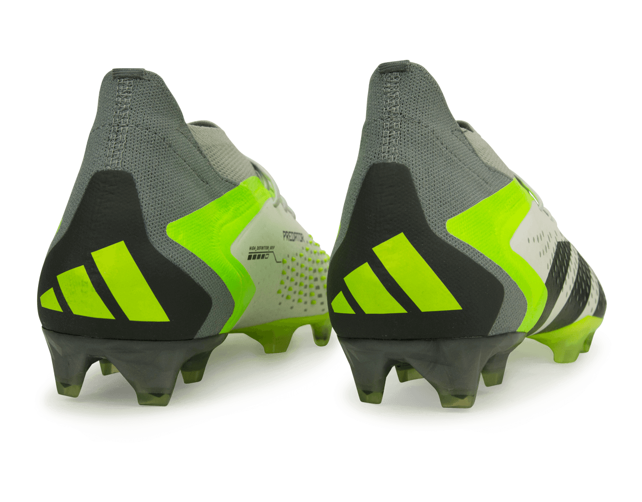 adidas Men's Predator Accuracy.1 FG White/Lucid Lemon - Image 4