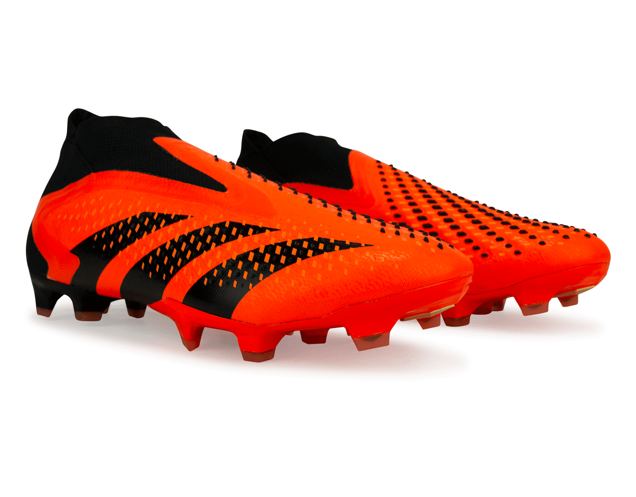 adidas Men's Predator Accuracy+ FG Orange/Black - Image 3