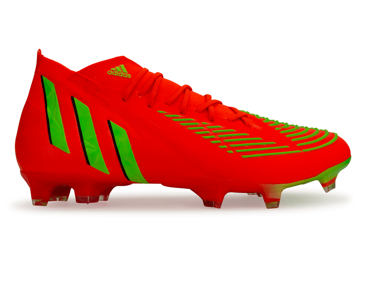 adidas Men's Predator Edge.1 FG Solar Red/Solar Green
