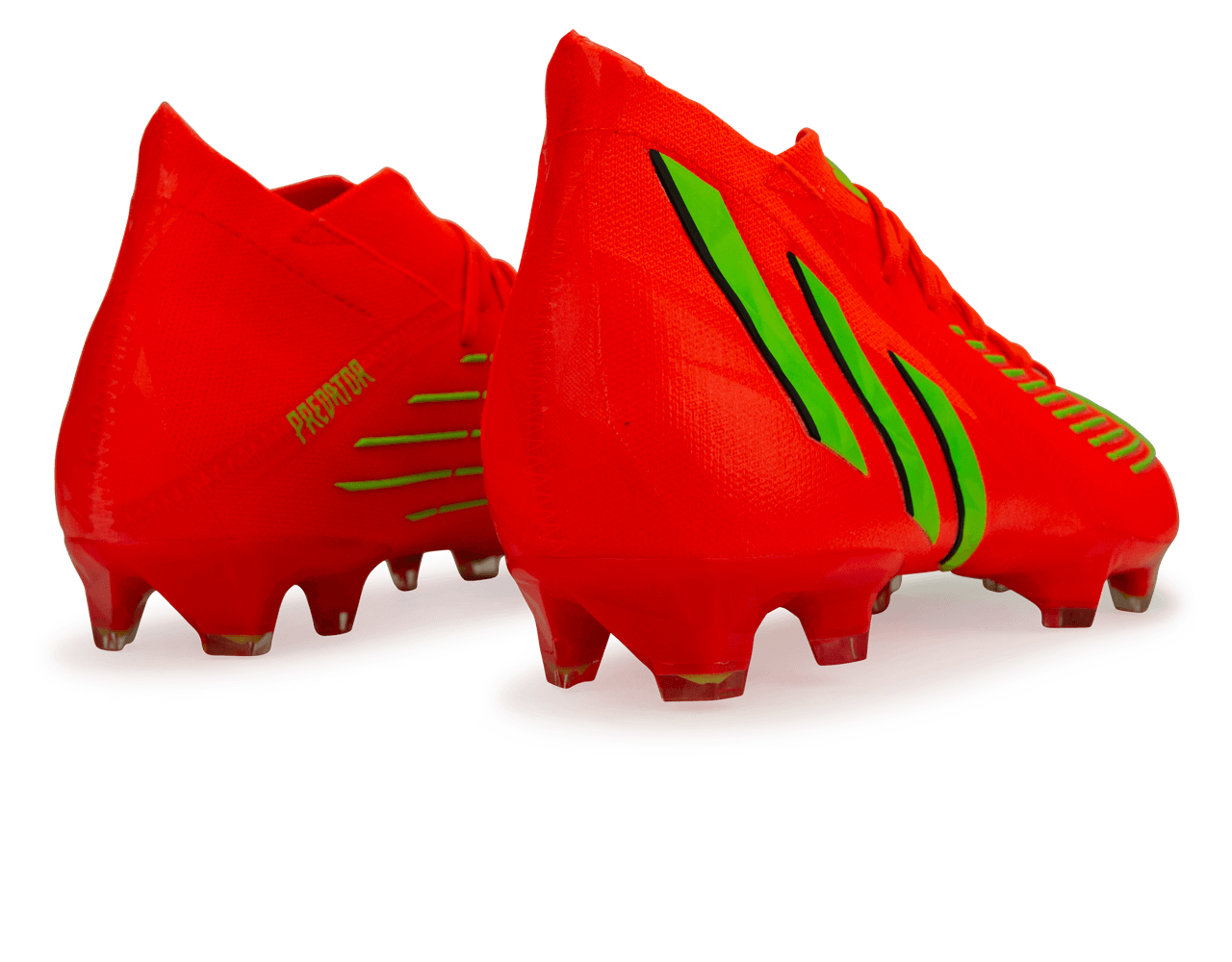 adidas Men's Predator Edge.1 FG Solar Red/Solar Green - Image 4