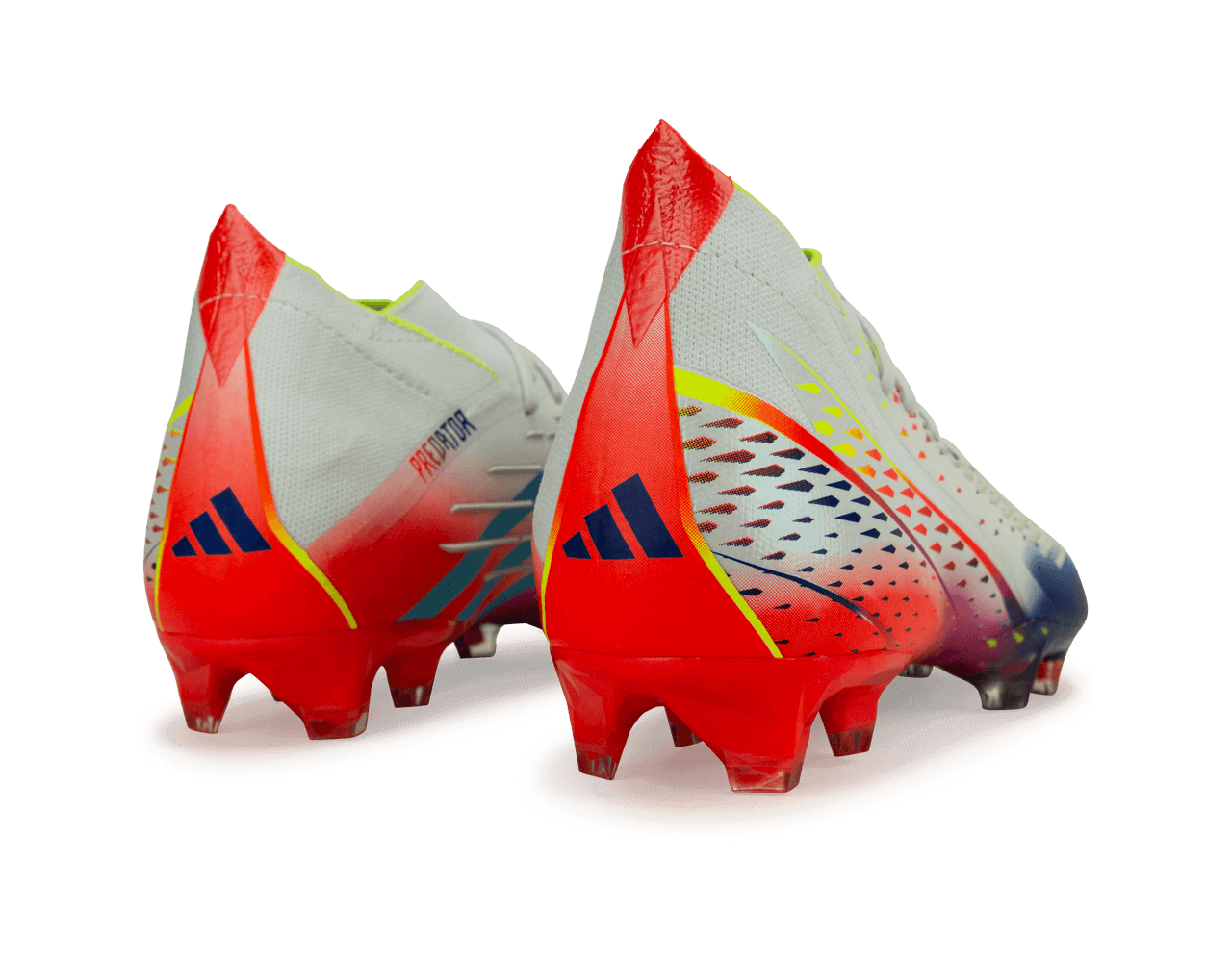 adidas Men's Predator Edge.1 FG White/Blue - Image 4