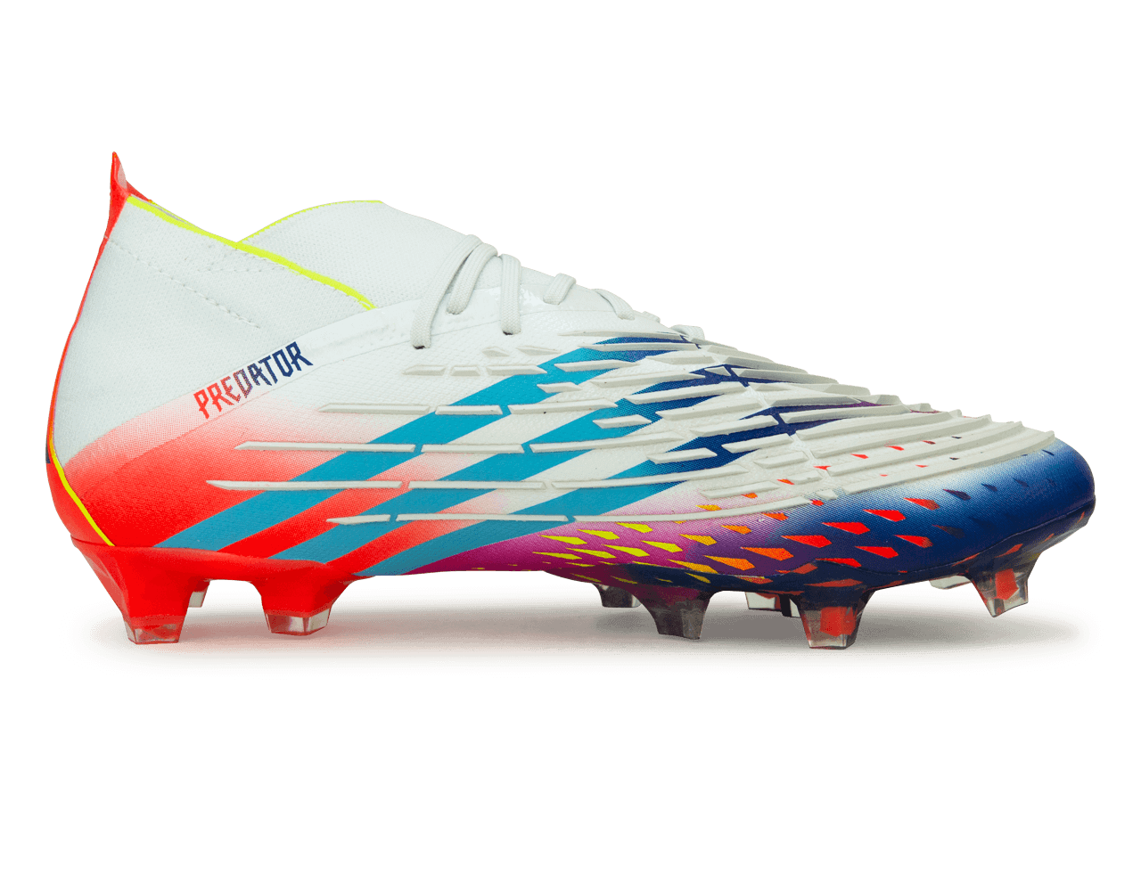 adidas Men's Predator Edge.1 FG White/Blue - Image 2