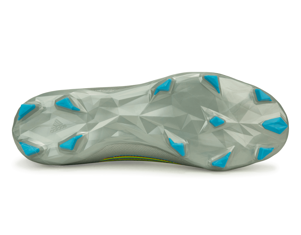 adidas Men's Predator Edge.3 FG Silver Metallic/Solar Green - Image 5