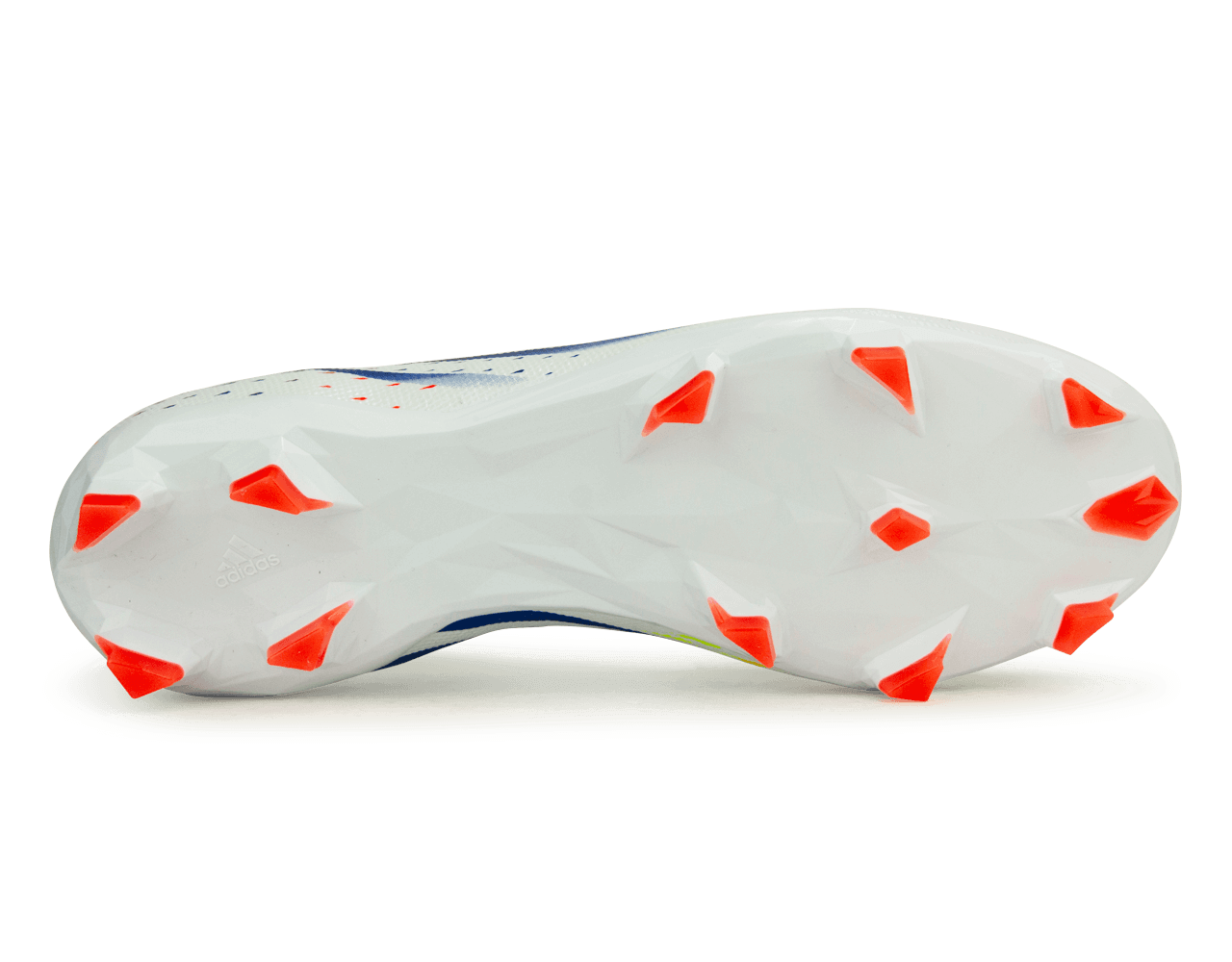 adidas Men's Predator Edge.3 Low FG White/Blue - Image 5