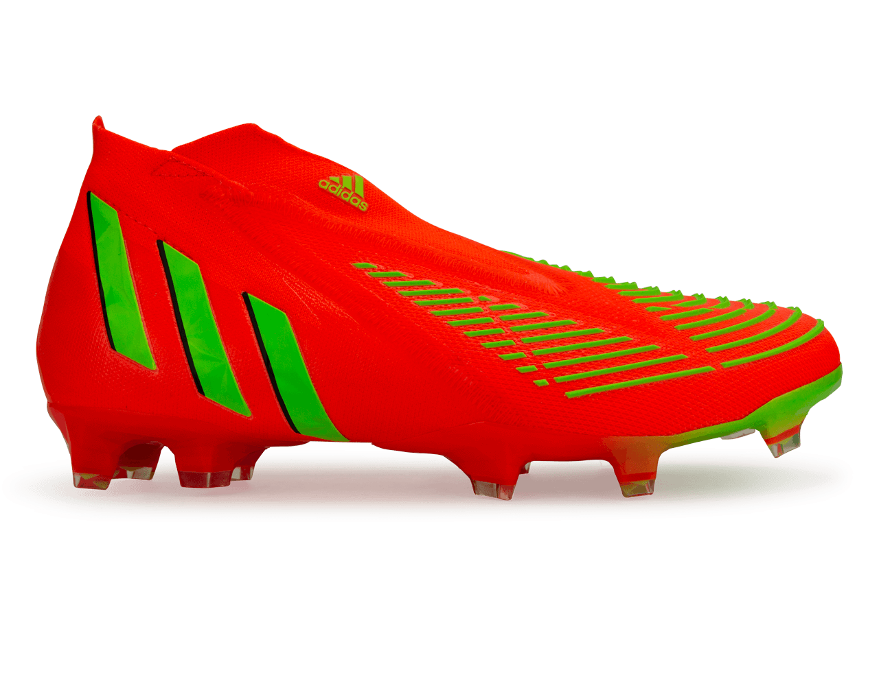 adidas Men's Predator Edge+ FG Solar Red/Solar Green