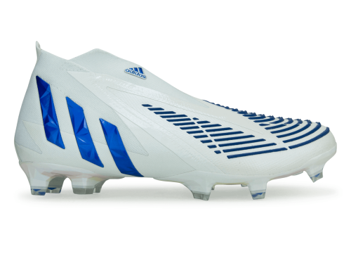 adidas Men's Predator Edge+ FG White/Hi Res Blue
