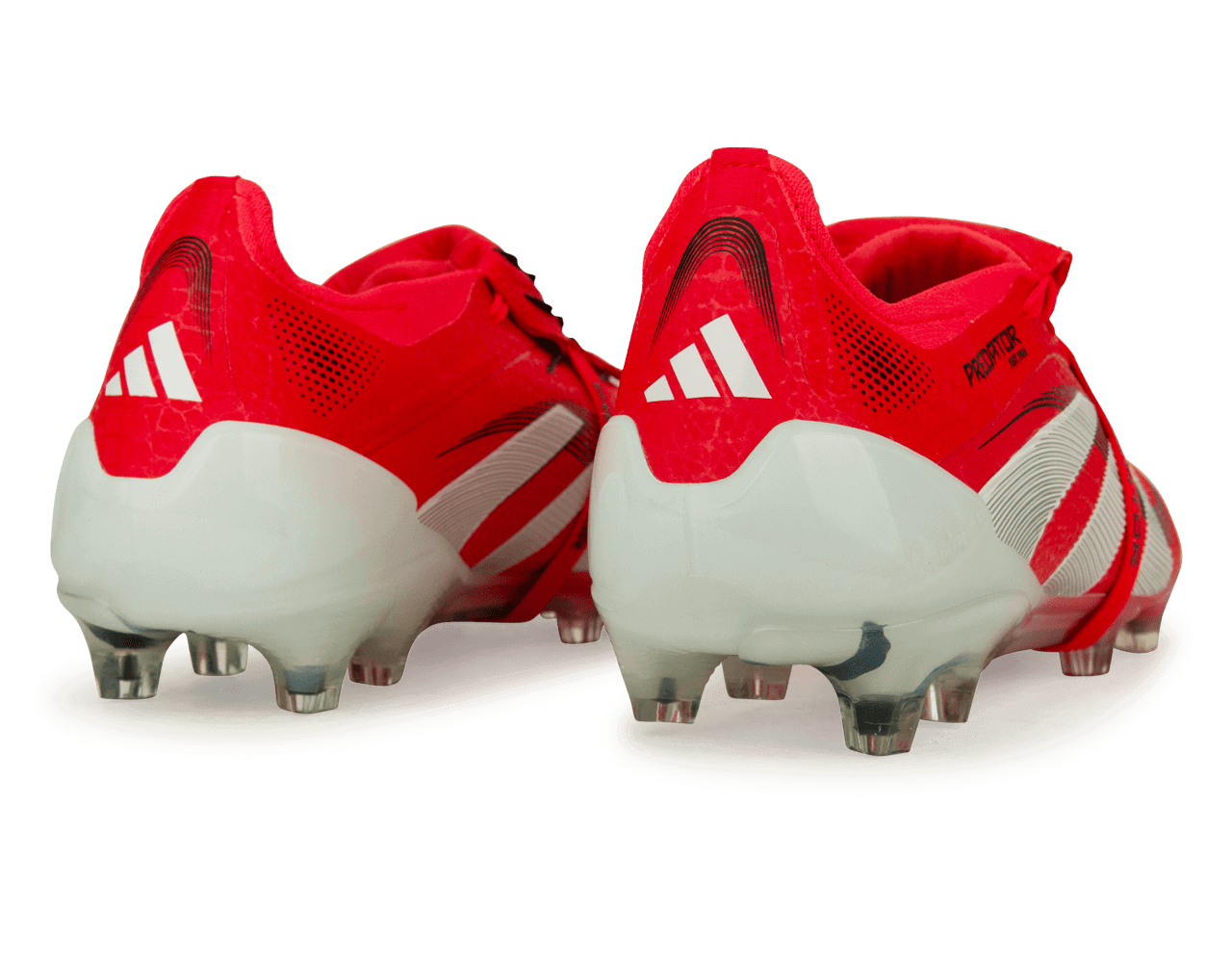 adidas Men's Predator Elite Foldover Tongue FG Red/White/Black - Image 4