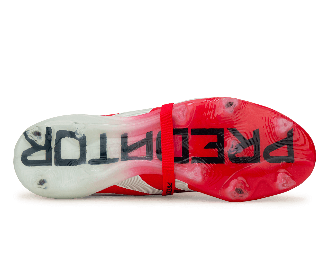 adidas Men's Predator Elite Foldover Tongue FG Red/White/Black - Image 6