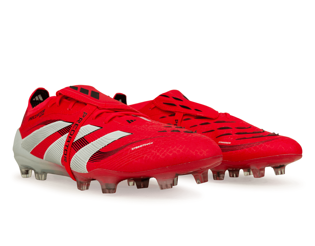 adidas Men's Predator Elite Foldover Tongue FG Red/White/Black - Image 3