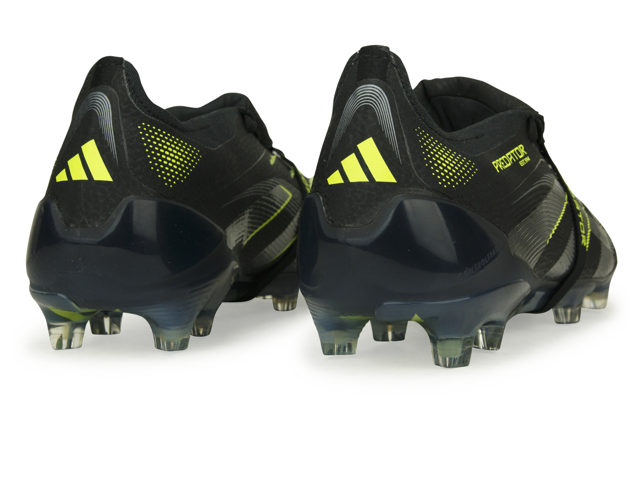 adidas Men's Predator Elite Foldover Tongue FG Black/Green - Image 3