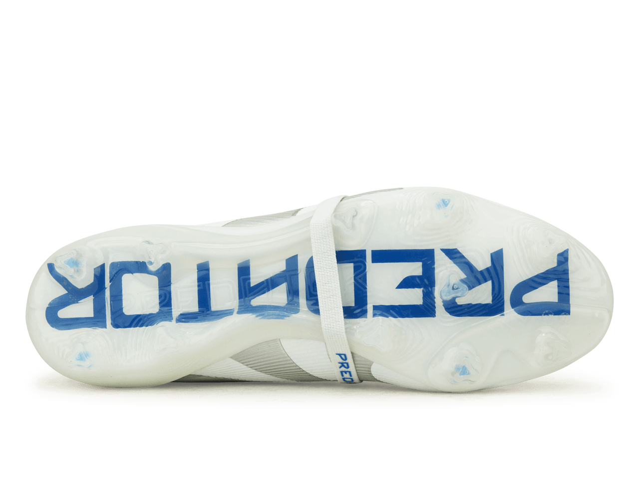 adidas Men's Predator Elite Foldover Tongue FG White/Silver/Royal - Image 5