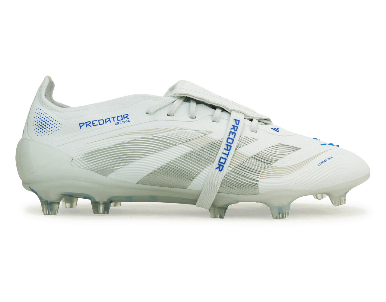 adidas Men's Predator Elite Foldover Tongue FG White/Silver/Royal