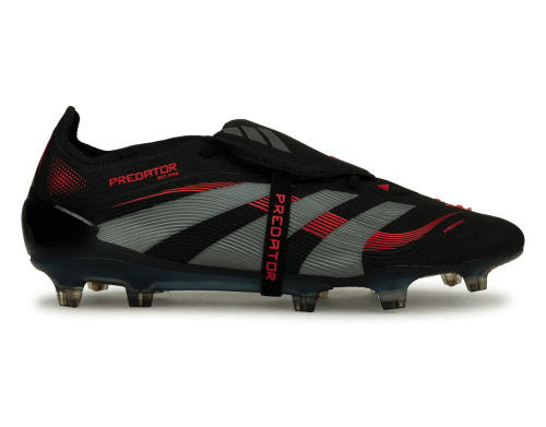 adidas Men's Predator Elite Foldover Tongue FG Black/Metallic/Red