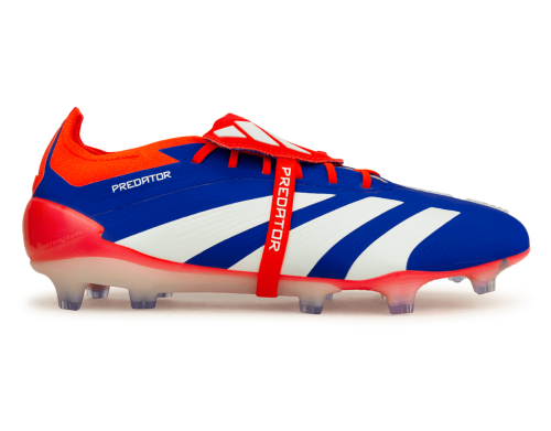 adidas Men's Predator Elite Foldover Tongue FG Lucid Blue/Red