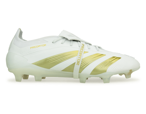 adidas Men's Predator Elite Foldover Tongue FG White/Gold