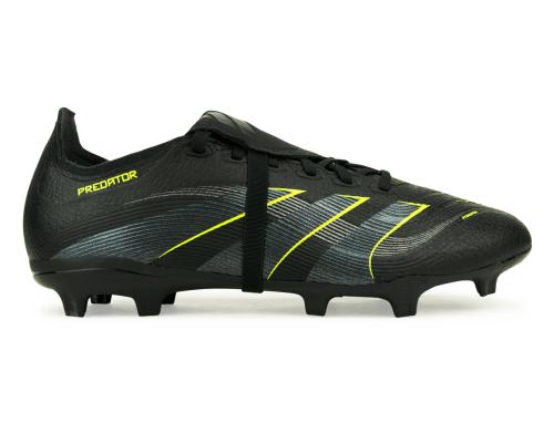 adidas Men's Predator League Foldover Tongue FG/MG Black/Green