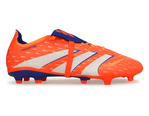 adidas Men's Predator League Foldover Tongue FG/MG Signal Coral/White