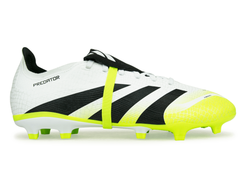 adidas Men's Predator League Foldover Tongue FG/MG White/Black/Green