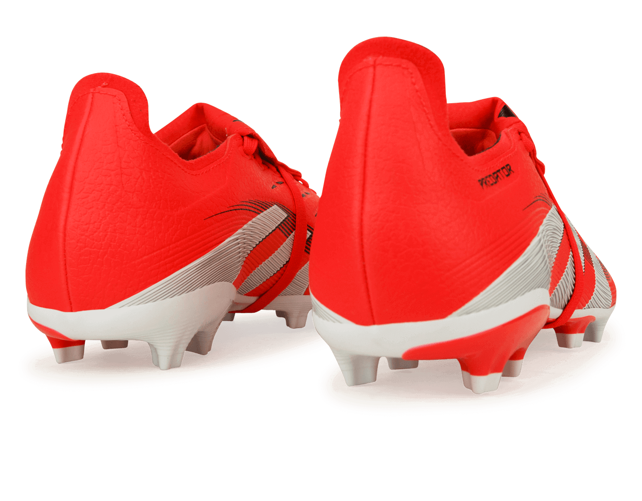 adidas Men's Predator League Foldover Tongue FG/MG Red/White/Black - Image 4