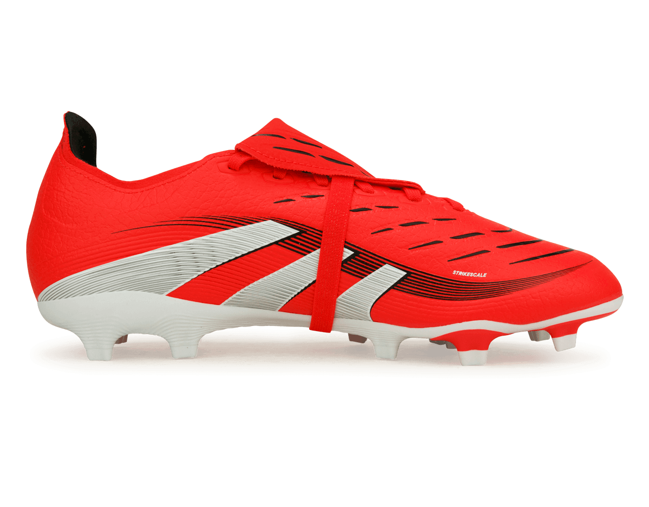 adidas Men's Predator League Foldover Tongue FG/MG Red/White/Black - Image 2