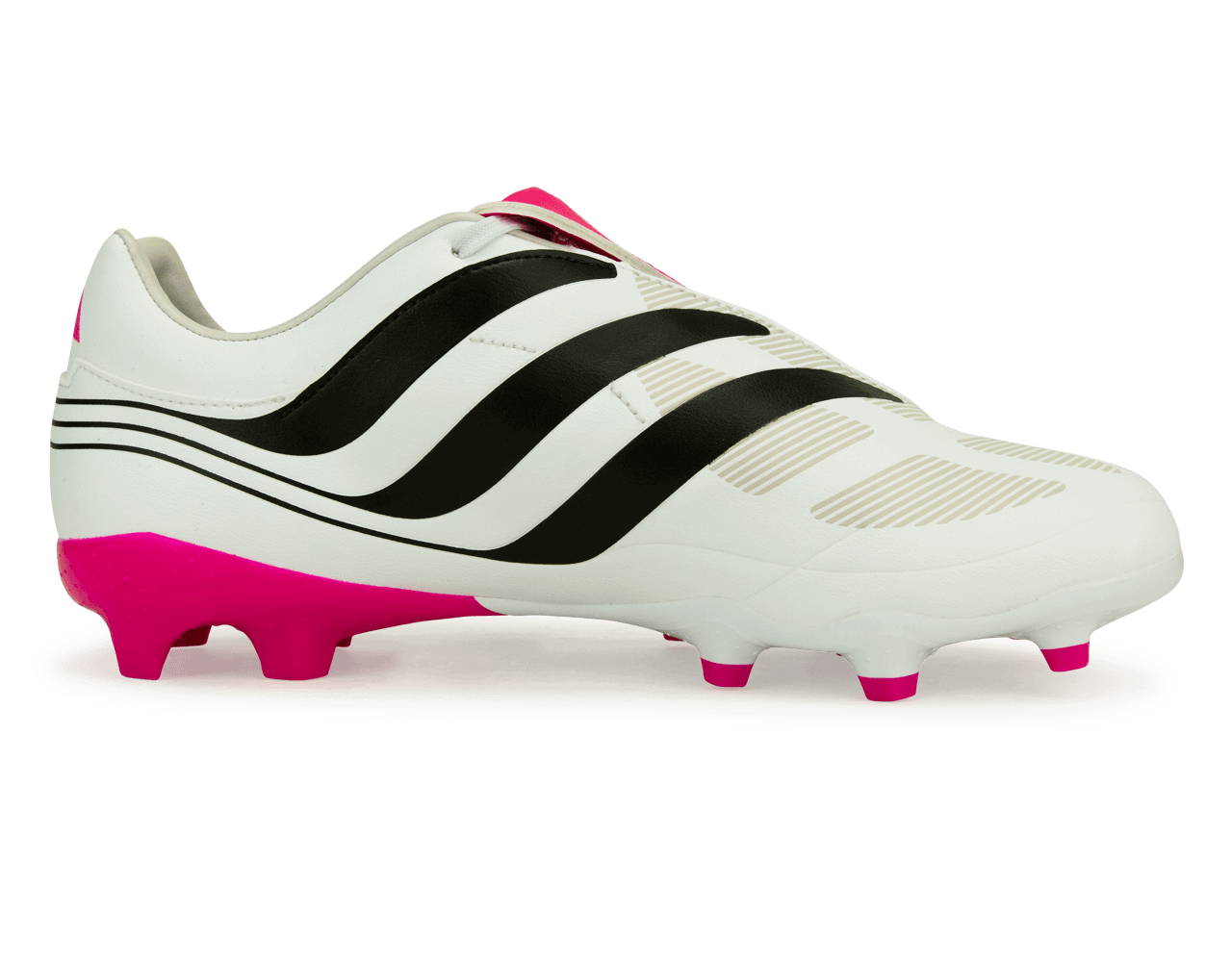 adidas Men's Predator Precision.3 FG Cloud White/Pink - Image 2