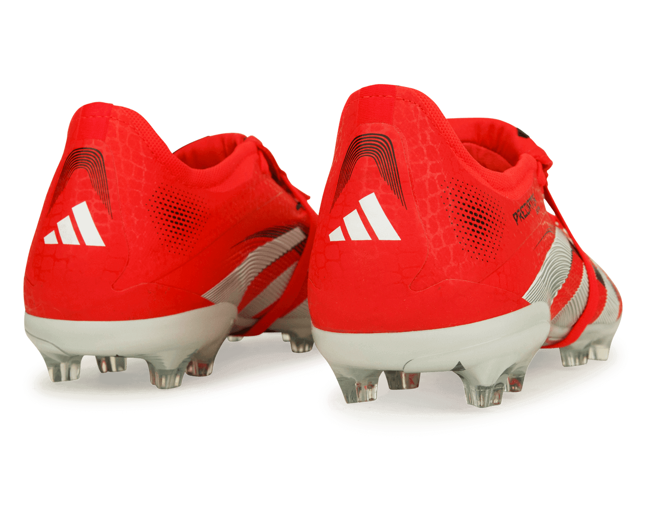 adidas Men's Predator Pro Foldover Tongue FG Red/White/Black - Image 4