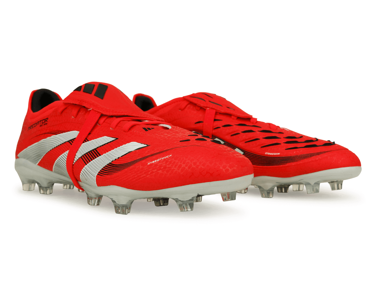 adidas Men's Predator Pro Foldover Tongue FG Red/White/Black - Image 3